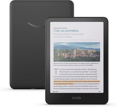 Електронна книга Amazon Kindle Colorsoft 16 GB (newest model), екран 7' (Black)