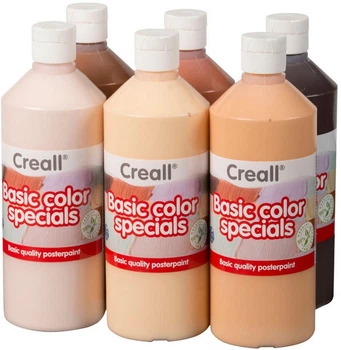 Фарба гуашева Creall Кольори світу 6 x 500 мл (8714181300607)