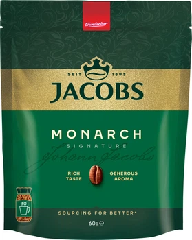 Кава розчинна Jacobs Monarch 60 г (4820206290922)