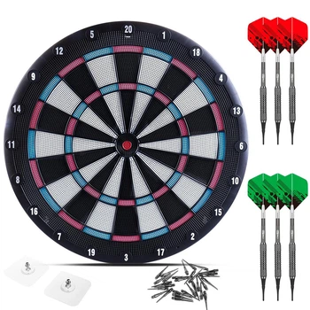 Безопасный набор дартс Fun Vision (диам. 42 см, soft tip) + 6 дротиков и запчасти