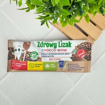 Льодяник Zdrowy Lizak Mniam Mniam з ксилітом какао 1 шт