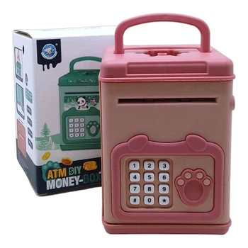 Сейф-скарбничка ATM Money Box (рожевий) Ling Shu Bao LSB6909