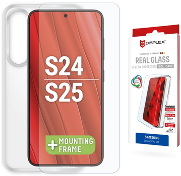 Захисний набір Displex Real Glass MM + Case для Samsung Galaxy S25/S24 Transparent (4028778122119)