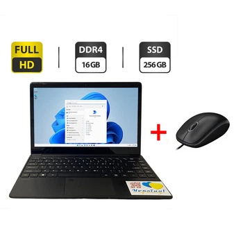 Ультрабук Gateway GWTN141-10BK / 14" (1920x1080) IPS / Intel Core i5-1135G7 (4 (8) ядра по 4.2 GHz) / 16 GB DDR4 / 256 GB SSD / Intel Iris Xe Graphics / WebCam / Fingerprint б/у + Подарок Проводная мышь USB