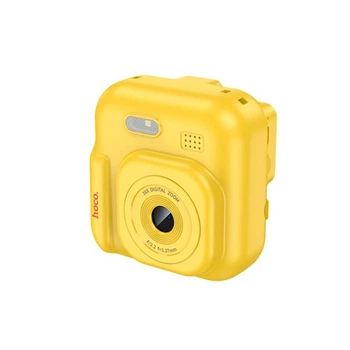 Фотоапарат дитячий з друком HOCO DV211 Dual camera children printing camera yellow