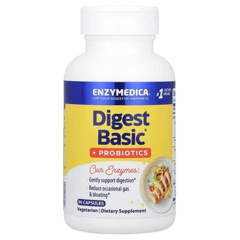 Ферменты и пробиотики Enzymedica (Digest Basic + Probiotics) 90 капсул ENZ13051