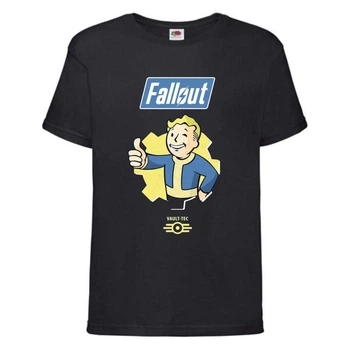 Футболка детская Фоллаут (Fallout 0026) черная 152 см