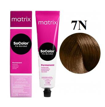 Устойчивая крем-краска Matrix Socolor Beauty для волос оттенок 7N 90 мл