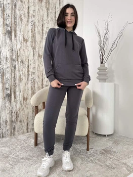 Спортивный костюм двунитка L графит (228)