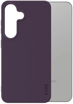 Etui CARE by PanzerGlass Fashionable Case do Samsung Galaxy S25 Plum Purple (5715685016394)
