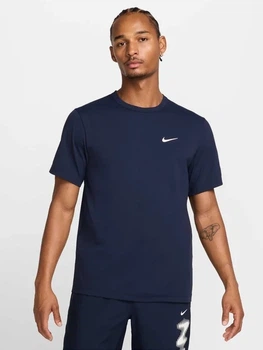 Футболка спортивна чоловіча Nike T-Shirt Hyverse Men'S Dri-Fit DV9839-452 L Темно-синя (197859275434)