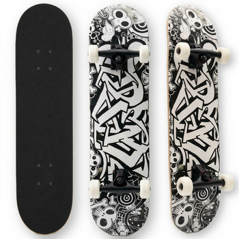 Скейтборд деревянный SP-Sport Skateboard Graffiti 4411-2 размер 78х20см
