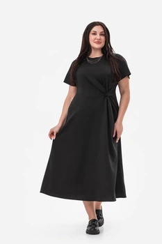 Сукня CREYA чорна 5XL (3044091)