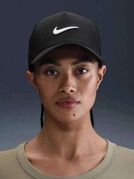 Czapka z daszkiem Nike U Nk Rise Cap S Cb Swsh Tkr L II1314-010 M-L Czarna (198485450493)