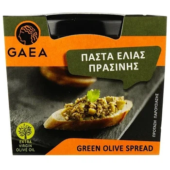 Паштет Gaea Green Olive Spread с зеленых оливок 100 г