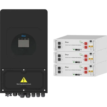 Система хранения энергии Deye SUN-6K-SG03 Black 6kW + 3 АКБ SE-G5.1 Pro-B 15.3Wh (51.2V/100Ah/5120Wh) [159292]