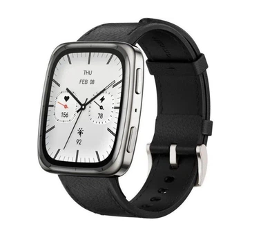Смарт-годинник Amazfit Active 2 Square Black Leather (Open Box) - Уценка