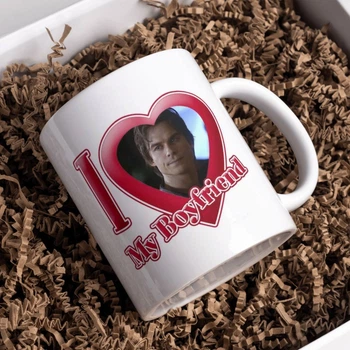 Чашка чорна хамелеон з блискітками матова The Vampire Diaries Damon Salvatore Щоденники вампіра Деймон Сальваторе 330 мл (ШВ00151)