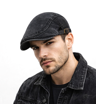 Мужская кепка (flat cap) в винтажном стиле