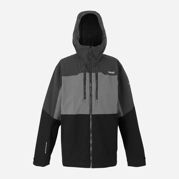 Спортивная ветровка мужская Regatta MalandII RMW416-Z3W XL Черная с серым (5063516347545)