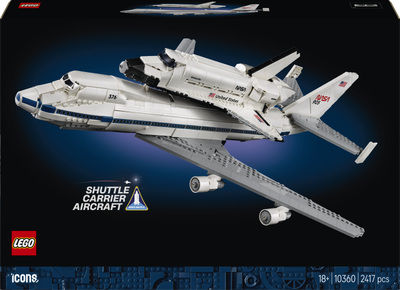 Конструктор LEGO Icons Shuttle Carrier Aircraft 2417 елементів (10360)