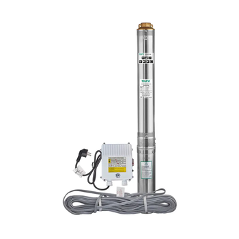 Насос свердловинний відцентровий Taifu 4STM 2/7+25M +пульт H = 49 м, Q = 3, 3 м3, P = 250 Вт, каб.25 м, 1" (TF3380)