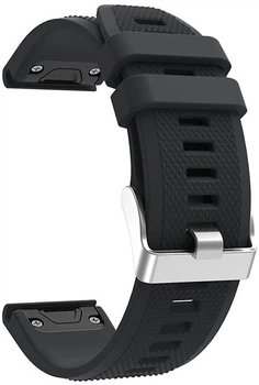 Ремінець ArmorStandart Silicone Line для Garmin 22mm Black (ARM88486)