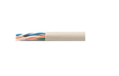 Кабель UTP Cat-5e Kingda, PVC, 4 пары, CCA, 24AWG, 305м, серый