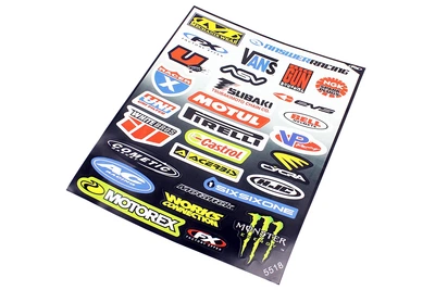 Наклейки Motorsport набор 30 шт на планшете 25x21 PRC