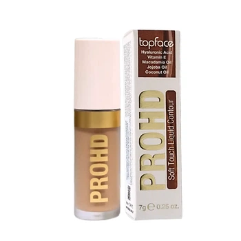 Контуринг для обличчя рідкий TopFace PROHD Soft Touch, 7г (PT358), 04 Espresso Fade Коричневый
