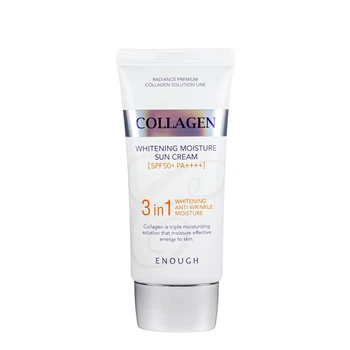 Солнцезащитный крем для лица SPF50+ PA++++ Enough Collagen 3in1