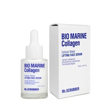 Ліфтинг сироватка для обличчя Mr. Scrubber Bio Marine Collagen з колагеном та клітинною водою 30 мл