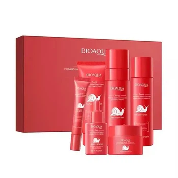 Подарочный набор косметики для лица Bioaqua с муцином улитки 6 в 1