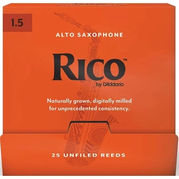 Трость для саксофона D'Addario Rico - Alto Sax #1.5 - 25 Pack (RJA0115-B25)
