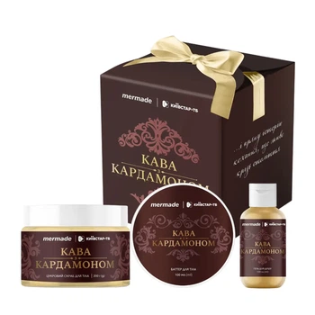Подарочный парфюмированный набор для тела Mermade "Кофе с кардамоном", 3 продукта