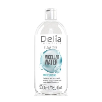Мицеллярная вода увлажняющая Delia Cosmetics Clean Skin, 500 мл