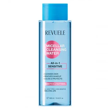 Мицеллярная вода All-in-1 для чувствительной кожи Revuele Micellar Cleansing Water, 400 мл