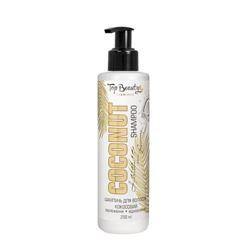 Шампунь для волос увлажняющий Top Beauty Coconut Shampoo на основе кокосового масла 250 мл