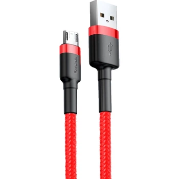 Кабель USB Baseus CAMKLF-B USB to Micro 2.4A Data Cable Cafule