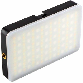 LED лампа RGB 6.5Вт 2000mAh USB Type-C 12x7.2x1.7см для фото и видео съемки M140 черный