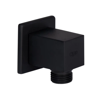 Набор Qtap: Подключение для шланга Spojeni Matt Black, прямоугольное QT809810842857NB