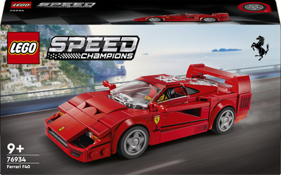 Zestaw klocków LEGO Speed Campions Supersamochód Ferrari F40 318 elementów (76934)