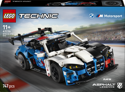 Zestaw klocków LEGO Technic Samochód wyścigowy BMW M4 GT3 EVO 747 elementów (42226)