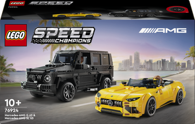 Конструктор LEGO Speed Champions Mercedes-AMG G 63 i Mercedes-AMG SL 63 808 деталей (76924)