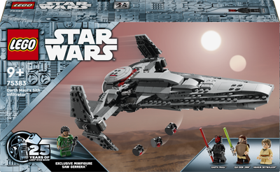 Zestaw klocków LEGO Star Wars Infiltrator Sithów Dartha Maula 640 elementów (75383)