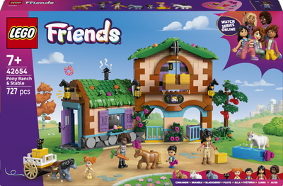 Конструктор LEGO Friends Поні - ранчо та стайня 727 деталей (42654)