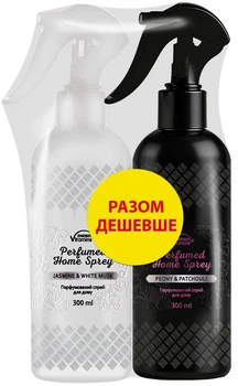 Набір Парфумованих спреїв для дому Energy of Vitamins Peony&Patchouli 300 мл + Jasmine&White Musk 300 мл (ROZ6501053729)