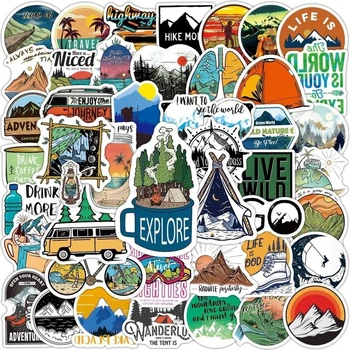 Глянцеві водостійкі стікери для будь-якої поверхні Sticker Boom набір із 100 штук AA37