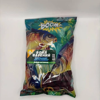 Бойлы прикормочные вареные Boom 20 mm 1 кг (Кальмар - осьминог)