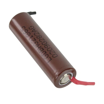 Аккумулятор 18650 LG HG2 3000 mAh U-Tags высокотоковый под пайку с никелевой лентой 20А (18853)